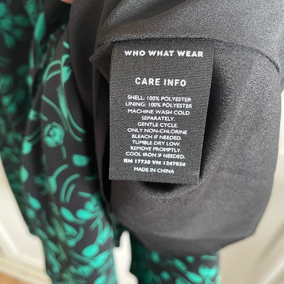 Who What Wear Floral Print A-Line Halter Sleeveless Dress. New With Tags. - Picture 7 of 9